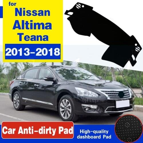 Anti-Slip Mat Dashboard Cover Pad Sunshade Dashmat Carpet Accessories for Nissan Altima Teana L33 2013 2014 2015 2016 2017 2018