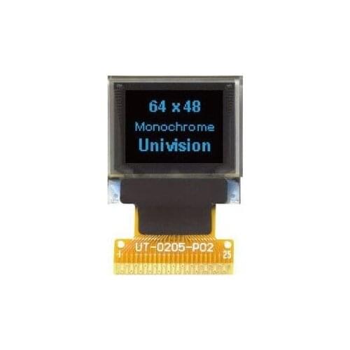 0.66" OLED module 0.66 inch Character type OLED 64X32 OLED LCD LED Display Module Blue 25 Pin