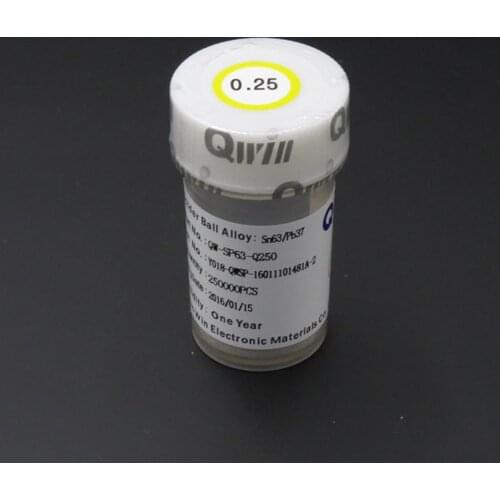 0.25mm mm BGA Lead Solder Ball 250K Bottle Free Shipping