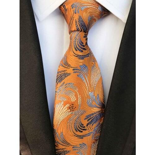 8cm Unique Designers Tie High Quality Handmade Embroidered Necktie with Unique Pattern