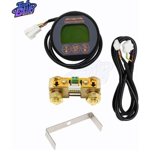 TR16 8-120V Waterproof Battery Capacity Tester Voltage Current LCD Display with Memory Function Battery Capacity Tester