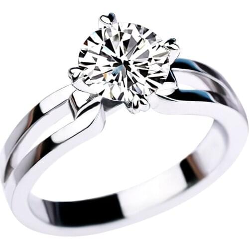 S925 Sterling Silver Engagement Rings for Women Indian Jewelry Luxury Diamond Exquisite Elegant Wedding Fine Original Design