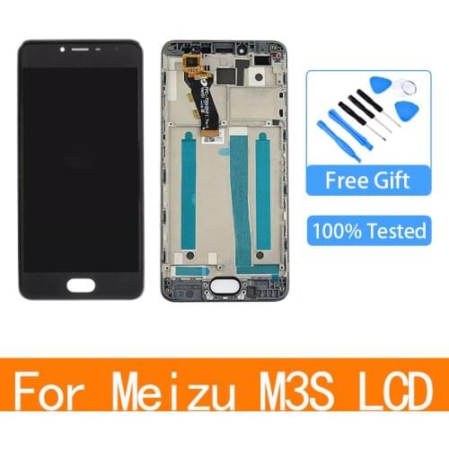 For MEIZU M3S LCD Screen Meizu M3 LCD Screen Display With Touch Panel With Frame Assembly Replacement