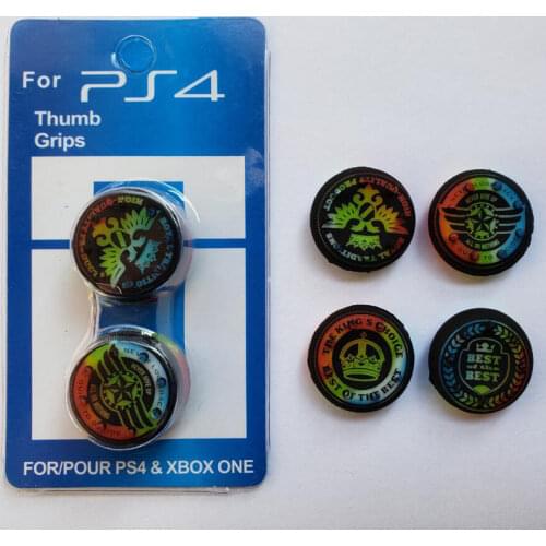 2019 Crown Thumb Stick Grip Caps Joystick Cover Case For Sony PS3 PS4 Playstation Dualshock 3/4 Gamepad Xbox One 360 Controller