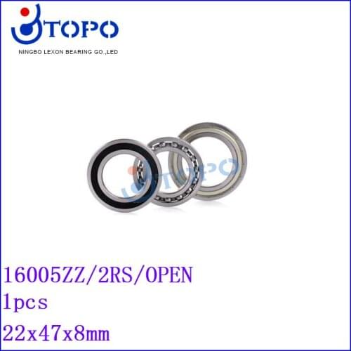22*47*8mm Deep Groove Ball Bearings16005 ZZ/2RS/OPEN