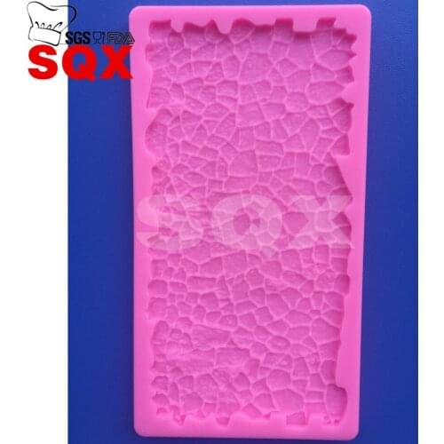 Free Post new wall texture modeling DIY baking mold silicone cake mold fondant mold liquid silicone mold MR85