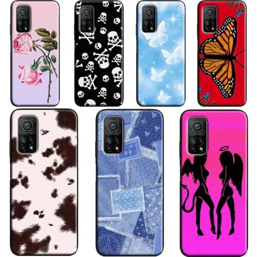 Devil Angel Butterfly Safari Babies For POCO F3 F1 F2 M3 X3 Pro Cover For Xiaomi Mi 11 Ultra 10T Pro Note 10 Lite Phone Case