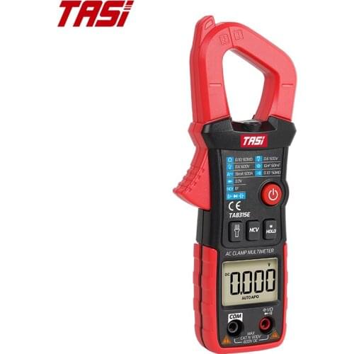 TASI TA8315 Series Digital Clamp Meter Ammeter With AC/DC Current Temperature High Precision Multimeter Capacitance True RMS NCV