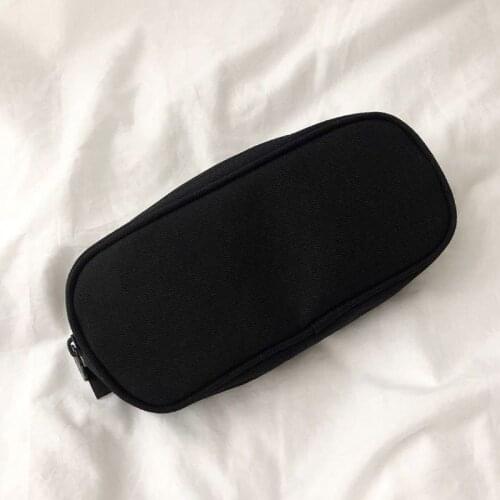 CPDD Kawaii Bear Embroidery Canvas Pencil Bag Pen Case Kids Gift Cosmetic Stationery Pouch Office School Supplies