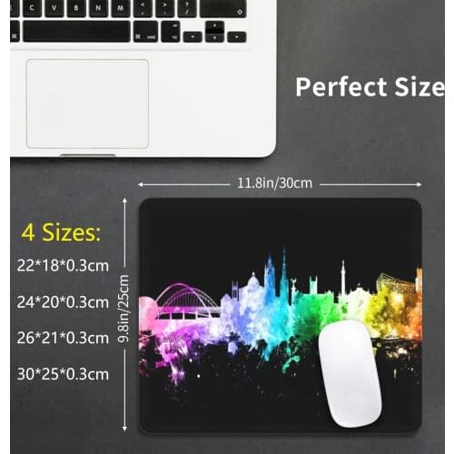 England Skyline Mouse Pad DIY Print Skyline Skyline Cityscape