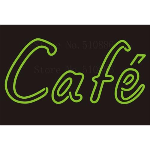 Custom NEON Sign Board Cafe Coffee espresso Glass Tube Beer Pub Bar Club Display Store Shop Light Signboard Signage Signs 17*14"