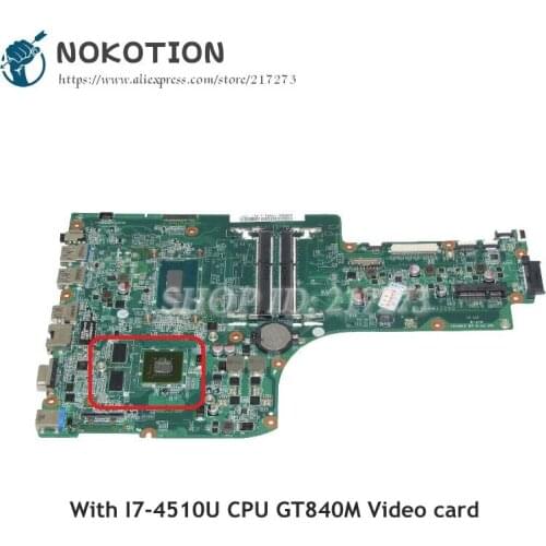 NOKOTION NBMNW11003 NB.MNW11.003 For Acer aspire E5-771G Laptop Motherboard DA0ZYWMB6E0 SR1EB I7-4510U GT840M Video card