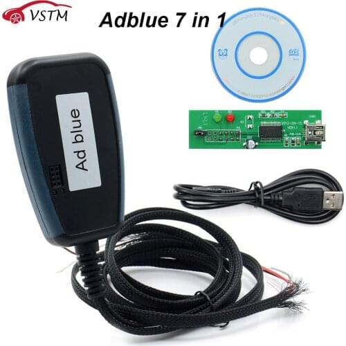 New Arrival Top Quality Truck AD Blue Emulator 7 in1 With Programing Adapter 7-in-1 Adblue Emulator 7in1 adblue Fast Shipping