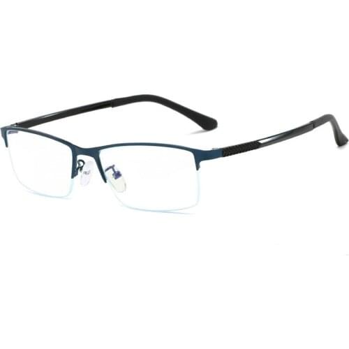2019 New Business Computer Goggles Tr90 Legs metal Half frame Blue Light Blocking Glasses Prescription glasses frames