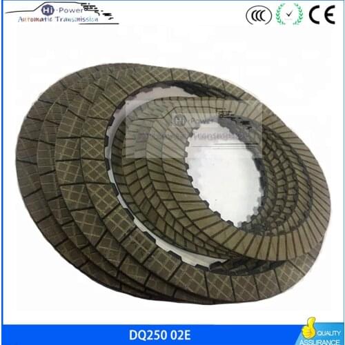 New DQ250 DSG 02E O2E Transmission Friction Plate Clutch for VW Clutches Friction Clutch Kit