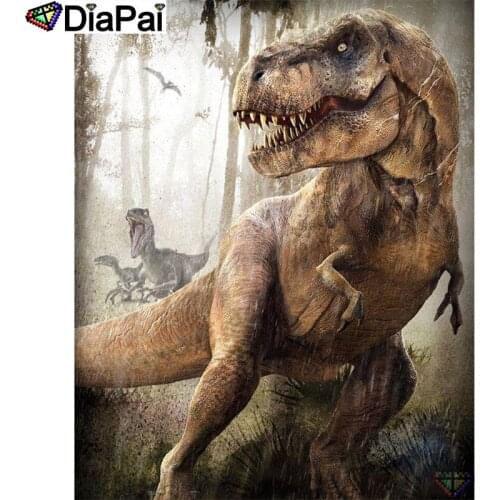 DIAPAI 100% Full Square/Round Drill 5D DIY Diamond Painting "Animal dinosaur" Diamond Embroidery Cross Stitch 3D Decor A20736