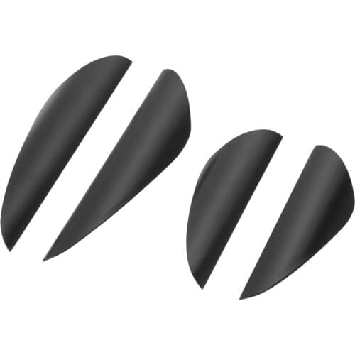 2pcs Black Handle Modern Minimalist Pull Irregular leaf Knob w/screw 105/142mm Asymmetric Decor Cupboard Door Drawer Kitchen