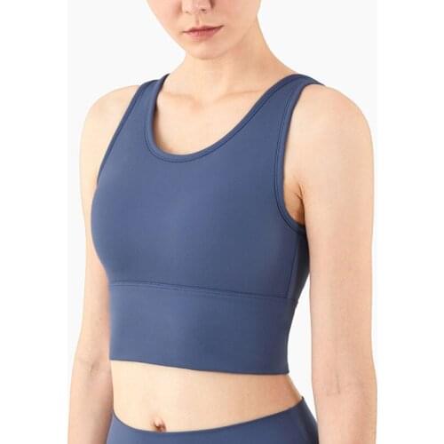 Sports Bra Women Padded High Support Yoga Crop Top Push Up Impact Elastic Sexy Fitness Vest Beautiful Back Gym Workout Tank Tops