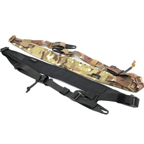 Tactical Rifle Sling Shooting Hunting Combat Modular Strap Multicam Removable 2 Point / 1 Point 2.25" Padded Rifle Accessories