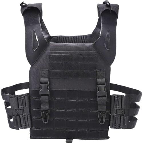 QD JPC Tactical Vest With Quick Release Buckle Molle Laser Cut 600D Nylon PVC Coating Combat Airsoft Paintball Accessories