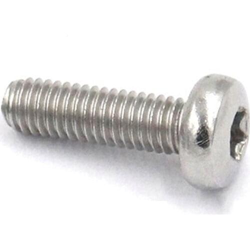 5-25Pcs M2.5 M3 M4 M5 316 Stainless Steel Torx Pan Head Screw GB2672 Machine Scurity Screw Six Lobe