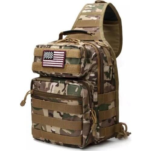 Military Tactical Backpack Camouflage field sports Bag Shoulder chest bag Hiking Camping Climbing Daypack Backpack Hunt Outdoor
