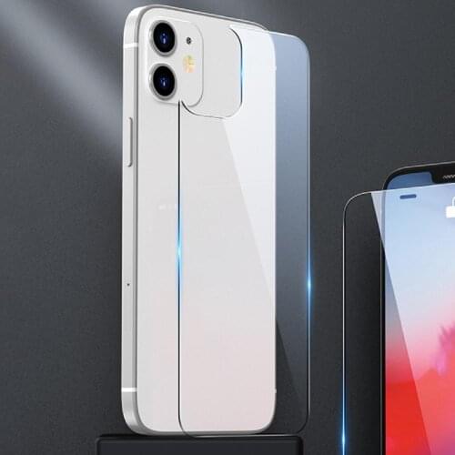 2Pcs Anti-Scratches Explosion-proof Back Tempered Glass Screen Protector Guard for iPhone 12 mini pro max