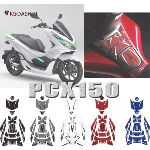 Kodaskin 3D Body Motorcycle Decoration Sticker Gas Oil Protection Sticker Tank Cap Pad Motor Decaoration For Honda PCX150 pcx150