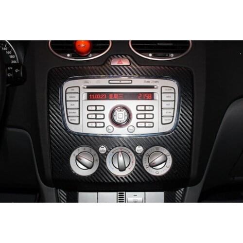 Car Carbon fiber Console sticker case for Ford Focus 2 focus 3 2010 2011 2012 2013 2014 accessories car styling