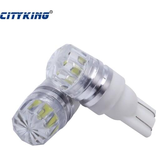 Free Shipping 100pcs T10 led 2smd 5730 SMD 1W Bulb T10 led Auto Bulb Car Clearance Lamp Marker Lights Super White