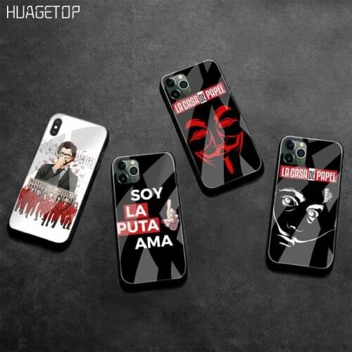 Money Heist House Paper La Casa de papel Phone Case Tempered Glass For iPhone 11 Pro XR XS MAX 8 X 7 6S 6 Plus SE 2020 case