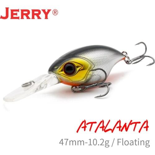 Tomic 47mm 10g Floating Shad Rattling Wobblers Trout Perch Fishing Lures Freshwater Crank Bait