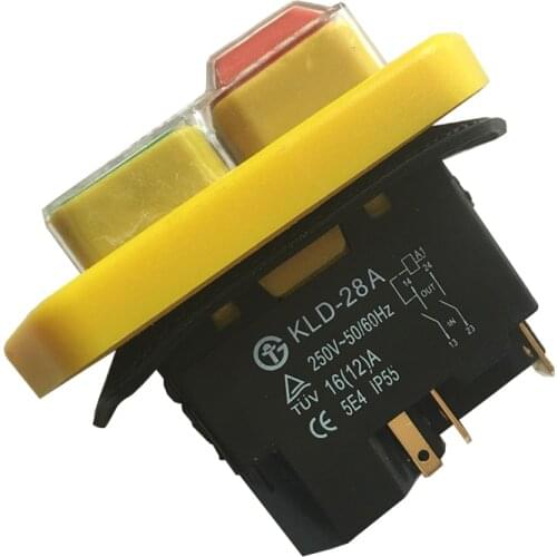 KLD-28A KLD-28 220V Magnetic Button Switch Waterproof Explosion-Proof Magnetic Starter Electromagnetic Switch