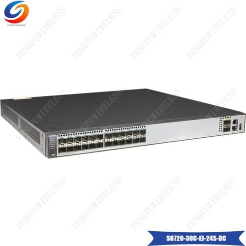 Best Price Original Hua Wei 24 x 10 GE SFP+ Network Switch S6720-30C-EI-24S-DC Next-generation 10GE box switches