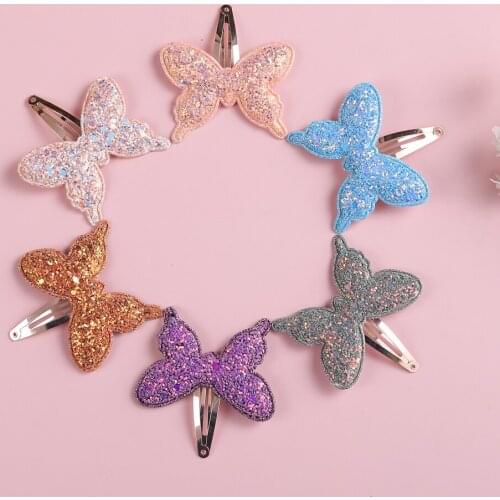 Cute Baby Hair Clips For Girls Sweet Fairy Butterfly Hairpin Clip Barrettes for Baby Girl Kids Infant Hair Accessories Clip 2021