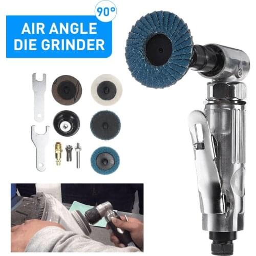AG-315BS Mini Portable Wide Application 90-degree Pneumatic Grinding Machine Polisher Disc Tools Set Engraving Tool
