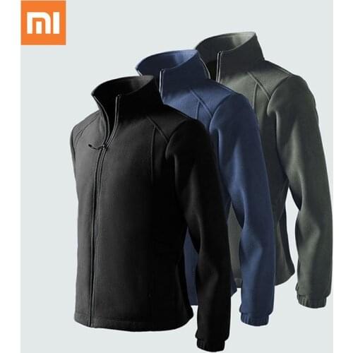 Xiaomi SKAH Mens Winter Polar Fleece Jacket Men Outdoor Camping Tourism Warm Coat Hiking Trekking Jackets Male Warm Overcoat
