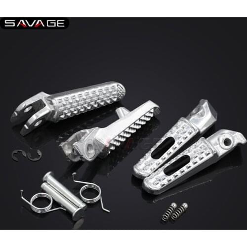 Front Rear Footrest Foot Pegs For HONDA CBR1000RR CB 1000R CBR 600 F4I CBR 900 954 Motorcycle Accessories Foot Rests CBR600RR
