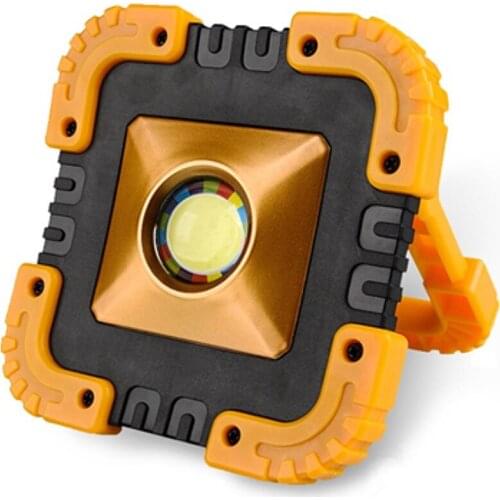 Portable LED Work Light COB Flood Lights Spotlight USB Rechargeable Solar Light for Outdoor Camping Hiking Emergency Work Lamp