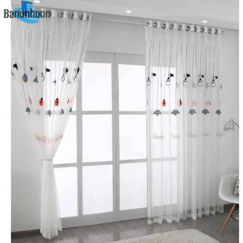 Rushed Cortinas Dormitorio High Grade Towel Chandelier Tulle For Living Room Simple Sheer Children Bedroom Drapes Panels