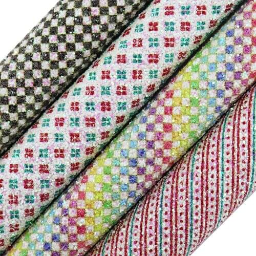 30cmX134cm Roll Chunky Glitter Fabric With Twill Backing Leather For Hair Bow Earring DIY Home Decoration crafts AY305