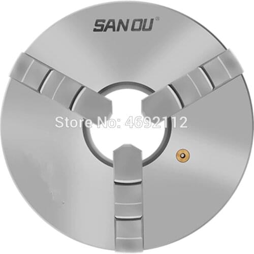 Sanou 3 Jaw Lathe Chuck Self-Centering 5" K11-130 K11 130 Hardened Steel for Drilling Milling Machine Wrench and Screws