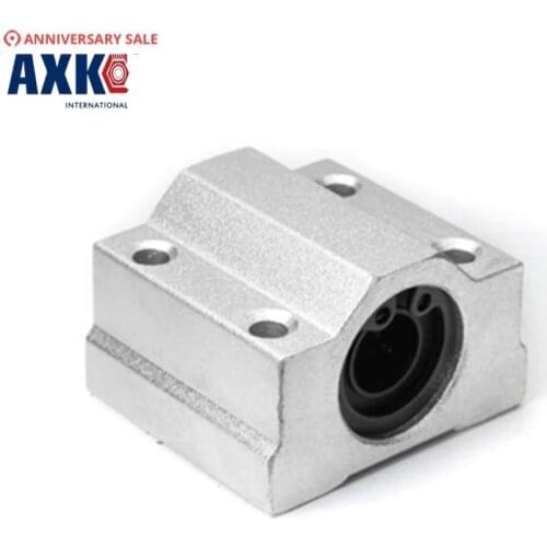 4 Pcs Sc12uu Scs12uu Linear Motion Ball Bearings Slide Block Bushing For 12mm Shaft Guide Rail