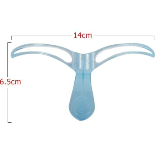 DIY Pro Eyebrow Shaper Stencil Grooming Template Makeup Portable Beauty Tool