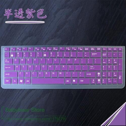 15'' Notebook Silicone keyboard Cover Protector for Asus X553 X554 X555 X75 Y581 Y582L Y583 ZX50 F61 X61 X66 M60 M61 N61 K61IC