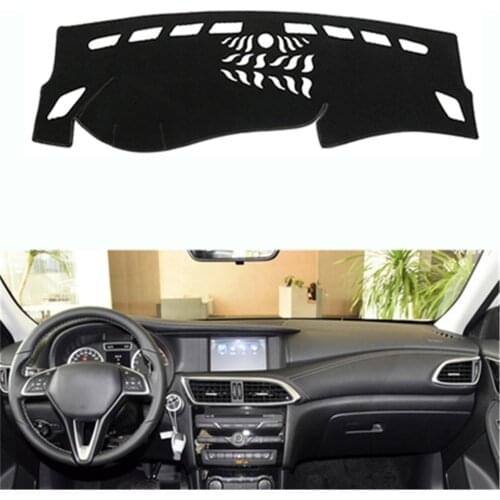 SJ Car Inner Auto Dashboard Cover Dashmat Pad Carpet Sun Shade Dash Board Cover Fit For Infiniti QX30 2017