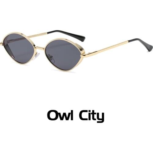 Punk Retro Rectangle Sunglasses Women Brand Designer Small Steampunk Alloy Sun Glasses Men UV400 Shades Eyewear Oculos De Sol