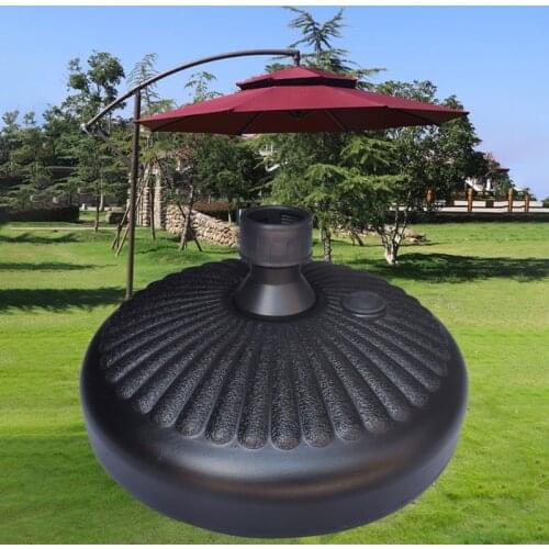 YYSD Multipurpose Garden Yard Umbrella Base Stand Round Plastic Patio Umbrella Holder