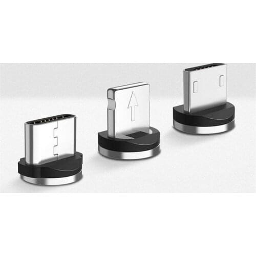 USB Port Magnetic Adapter Charger For IPhone IOS Android Type C USB Cable Compact Portable Design Micro USB Connector Dropship