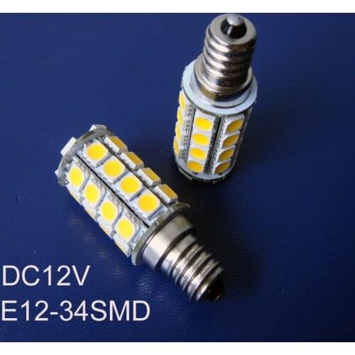 High quality DC12V 6.2W E12 led light,led e12 bulbs 12V E12 led lamps free shipping 100pcs/lot